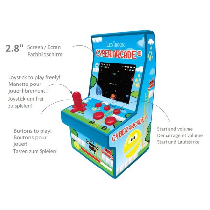 Spielekonsole Cyber Arcade 2,8" – 200 Spiele