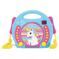 Unicorn Portable CD Player with 2 microphones