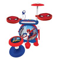 Spider-Man Electronic Luminous Drums Set with Seat