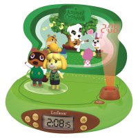 Ceas Deșteptător 3D cu Proiector Animal Crossing