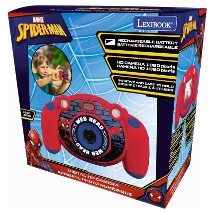 HD kamera a fotoaparát v jednom s SD kartou Spider-Man