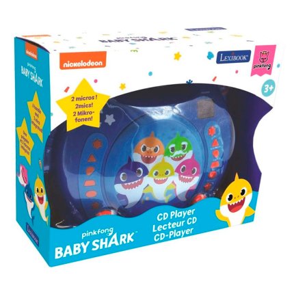 Tragbarer CD-Player mit 2 Mikrofonen Baby-Hai