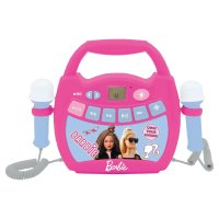 Barbie Luminous Karaoke Digital Player with 2 Microphones