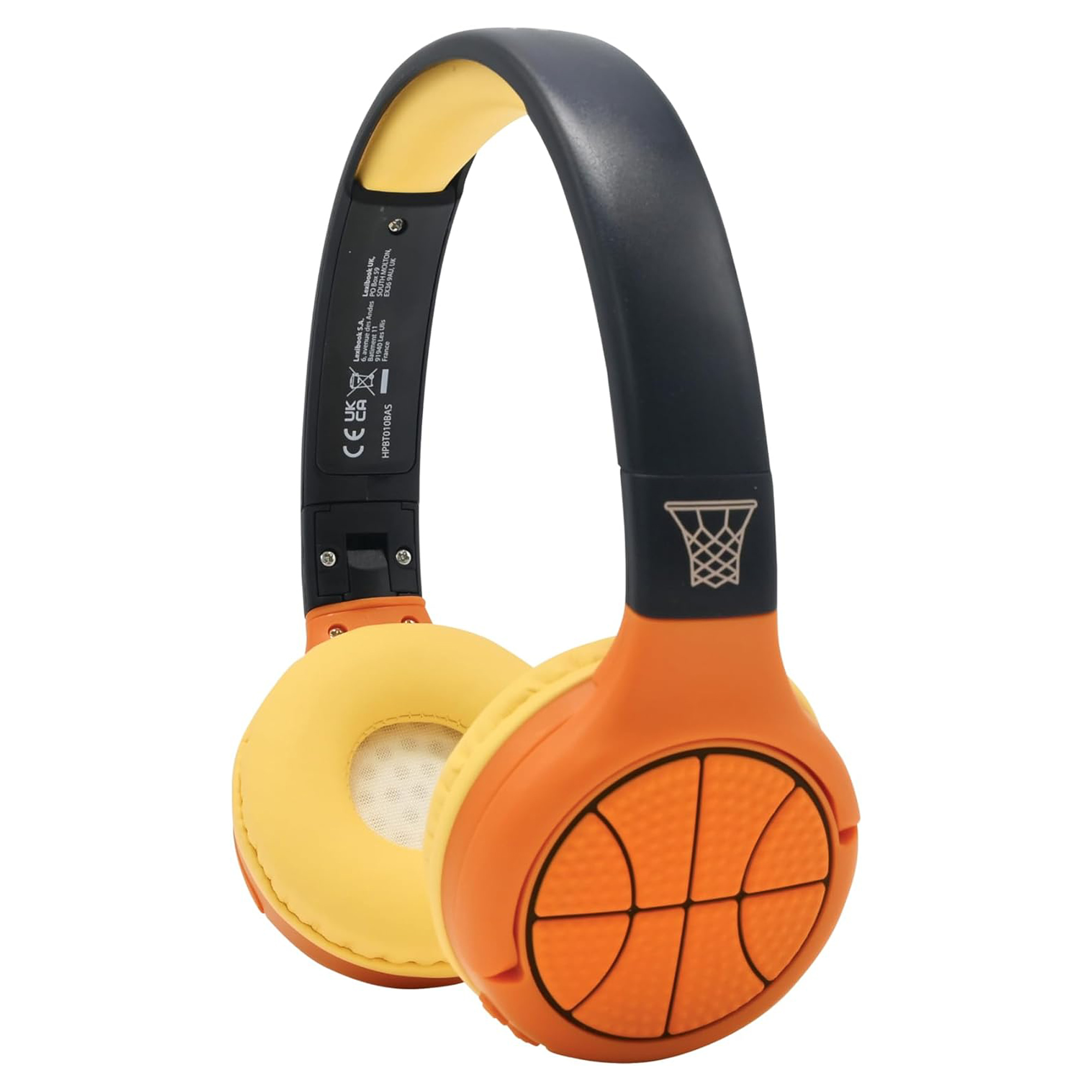 Lexibook Skládací bezdrátová sluchátka v basketbalovém designu