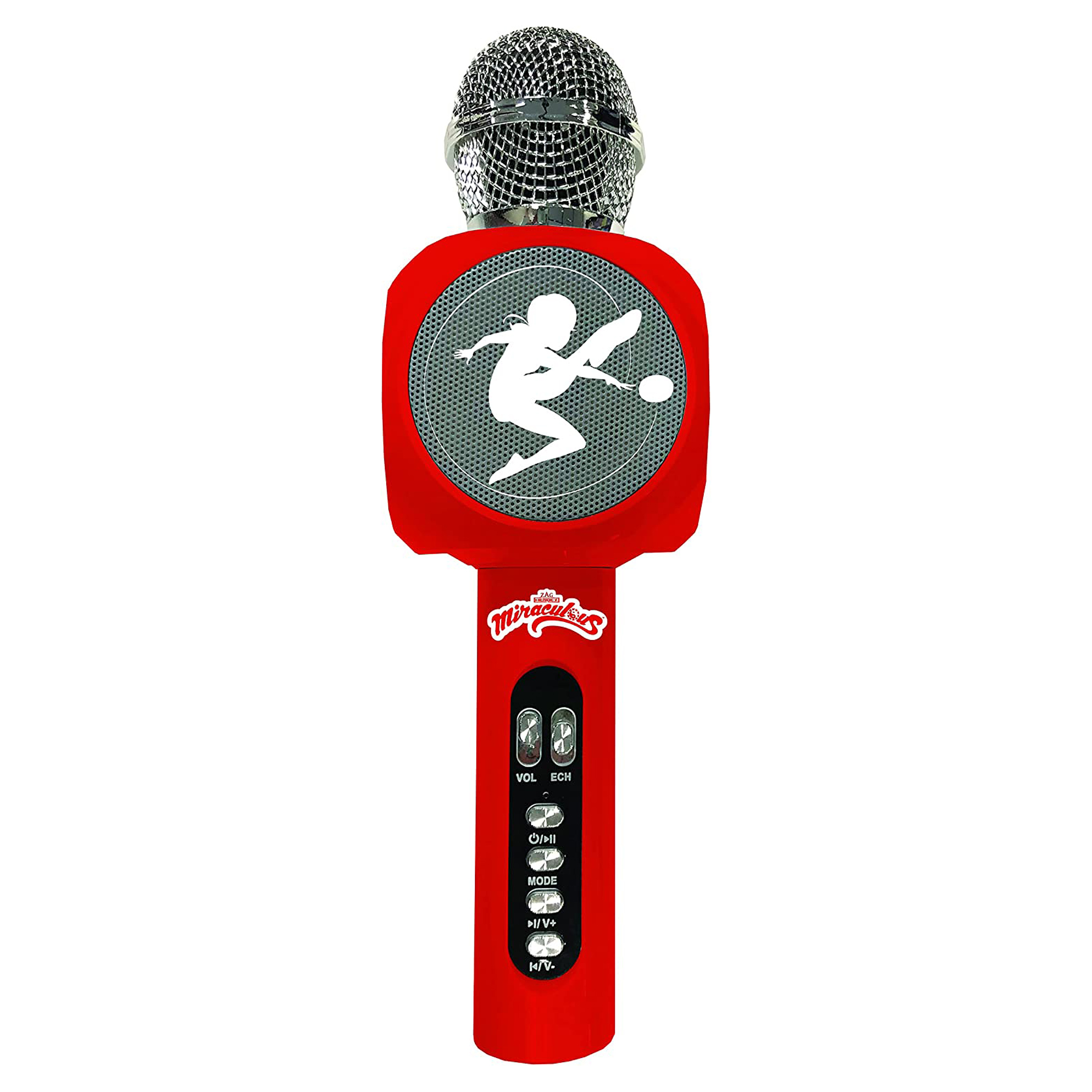 Lexibook Karaoke mikrofon s reproduktorem Miraculous: Kouzelná Beruška a Černý kocour